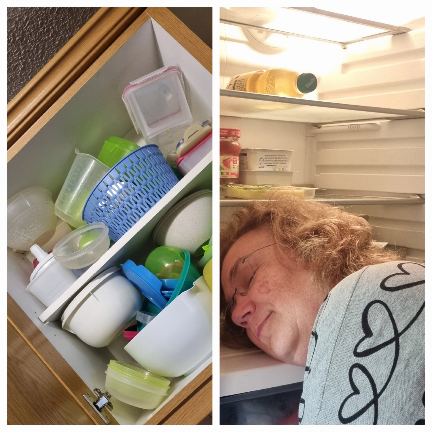 Lachscheune – Persönlichkeitsentwicklung/Entspannung – Collage, Kühlschrank