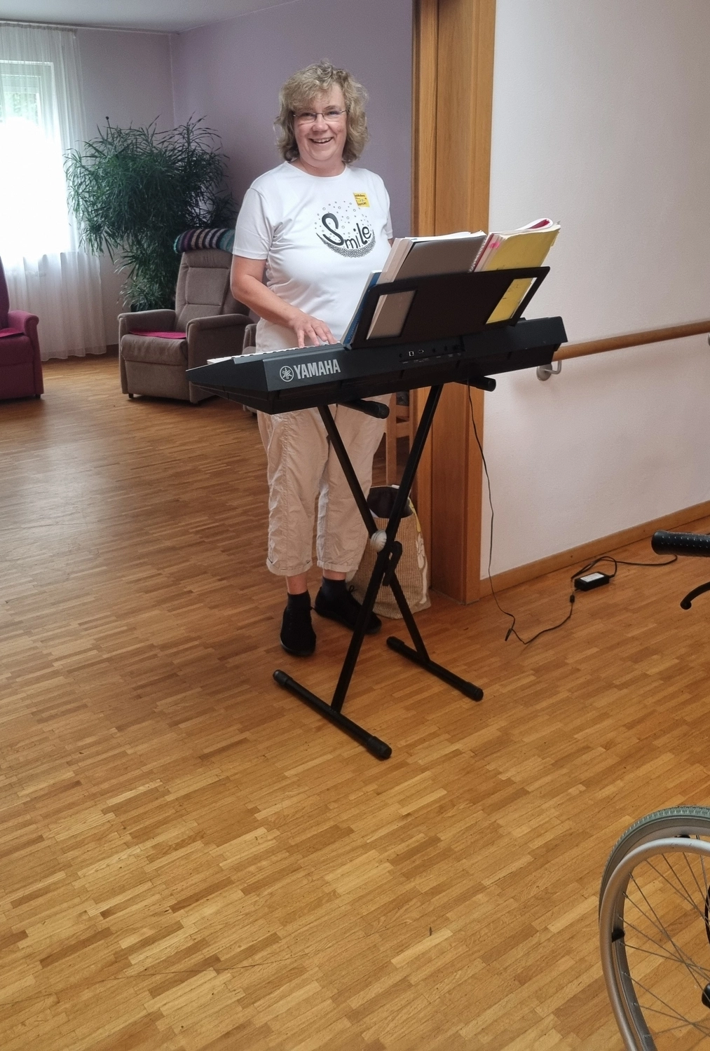 Lachscheune – Persönlichkeitsentwicklung/Entspannung – Frau auf dem Laufband